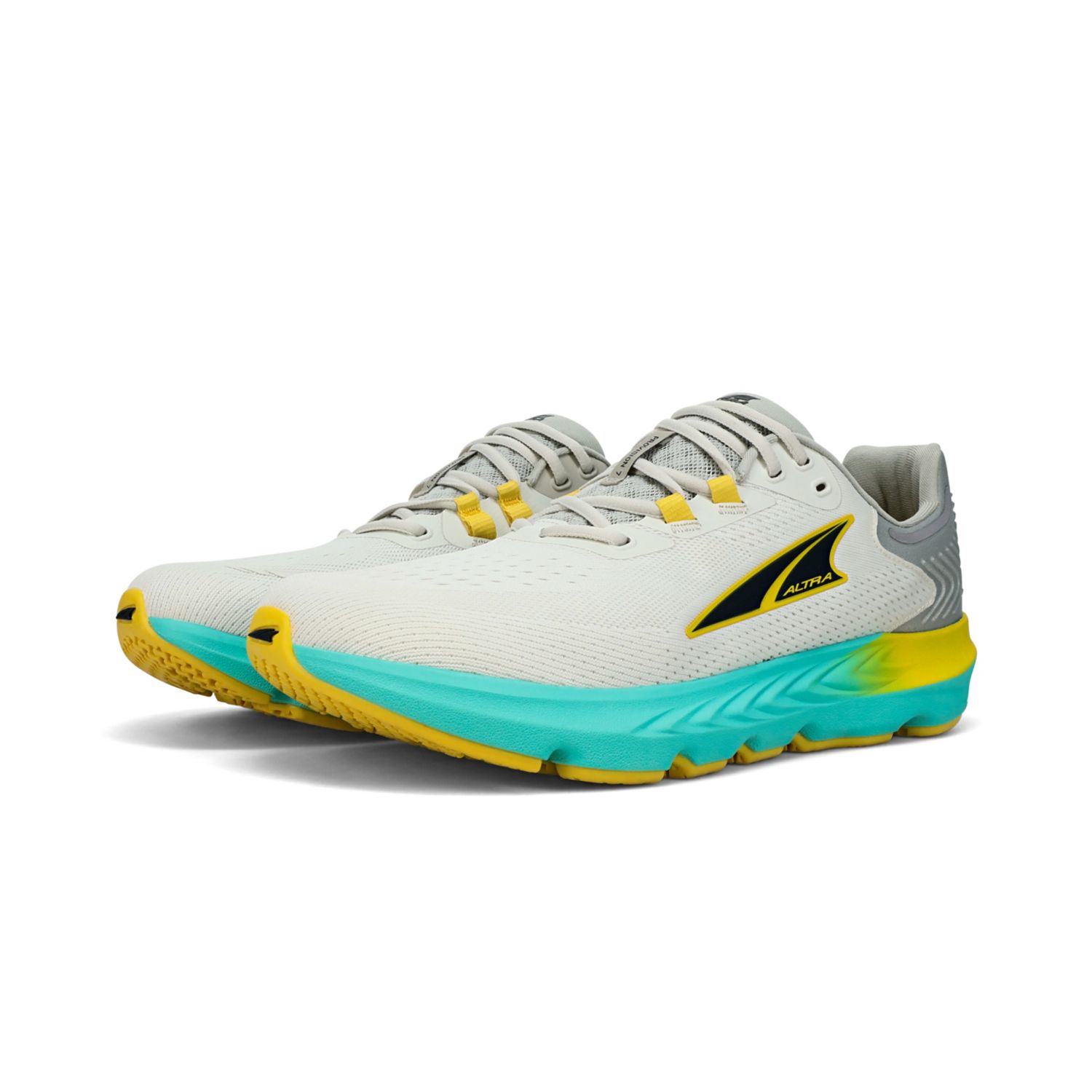 Altra Provision 7 Men's Road Running Shoes Grey / Yellow | South Africa-69245379